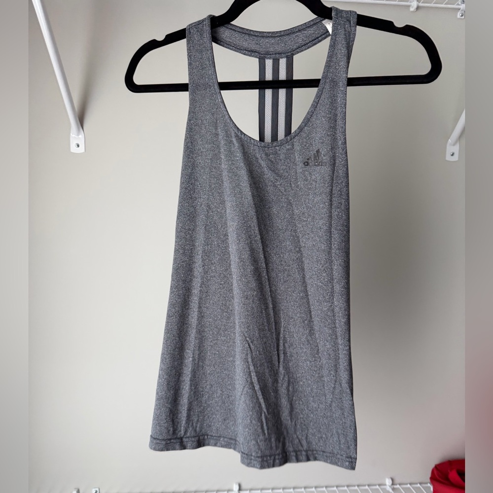Adidas Women's Heather Gray Tank Top
